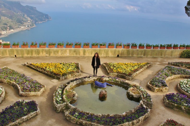 vista sui giardini dall'alto